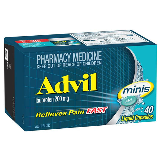 Advil Minis 200mg Liquid Capsules 40