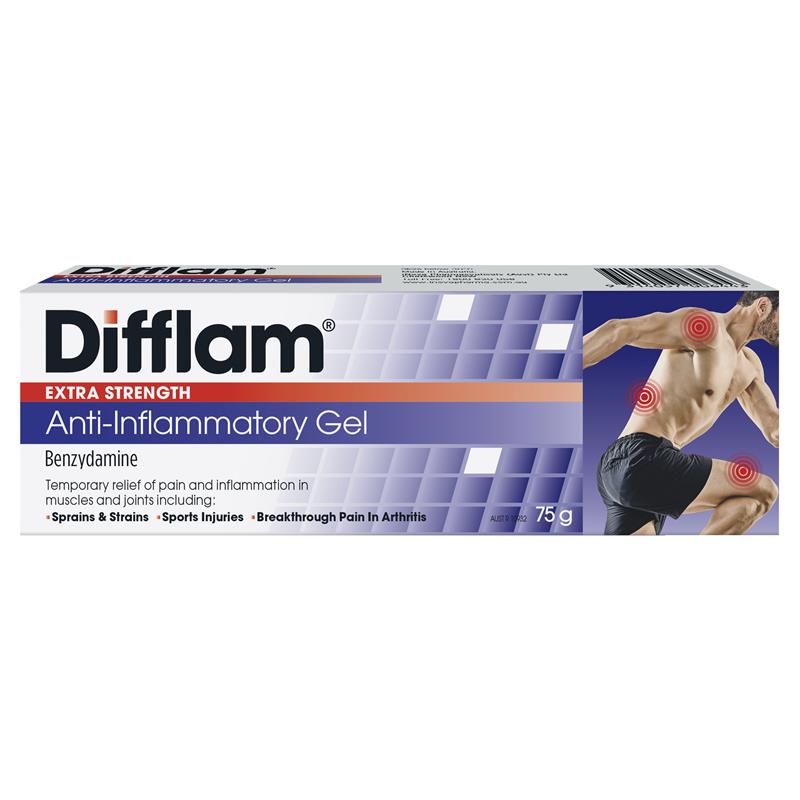 Difflam Extra Strength 5% Gel 75g