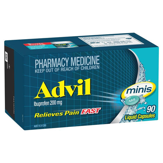 Advil Minis 200mg Liquid Capsules 90