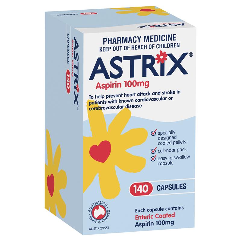 Astrix 100mg Capsules 140