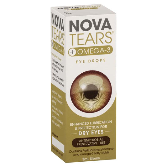 Novatears Omega-3 Eye Drops 3mL