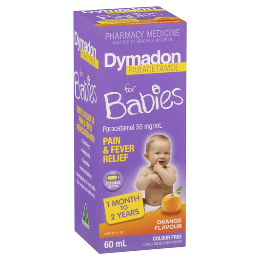 Dymadon Baby 1 Month - 2 Years Suspension Orange 60mL