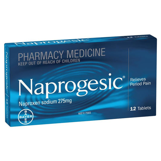 Naprogesic 275mg Tablets 12