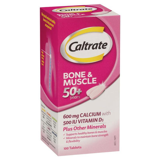 Caltrate Bone & Muscle 50+ Tablets 100