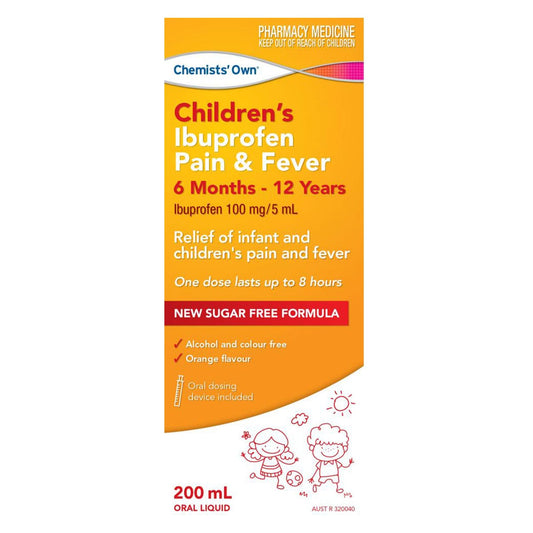 Chemists Own Children's Ibuprofen 6 Months - 12 Years Liquid 200mL