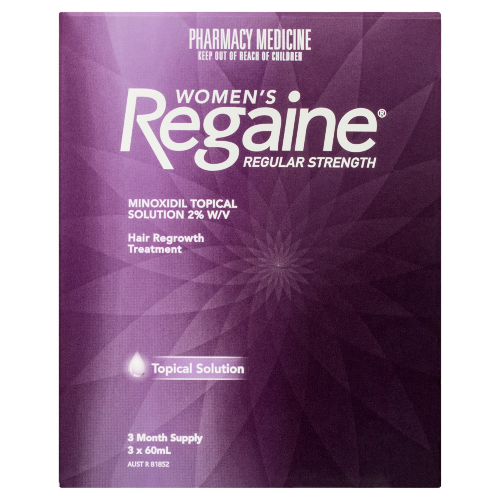 Regaine Women's Regular Strength Hair Loss Treatment 60ml X 3 Pack