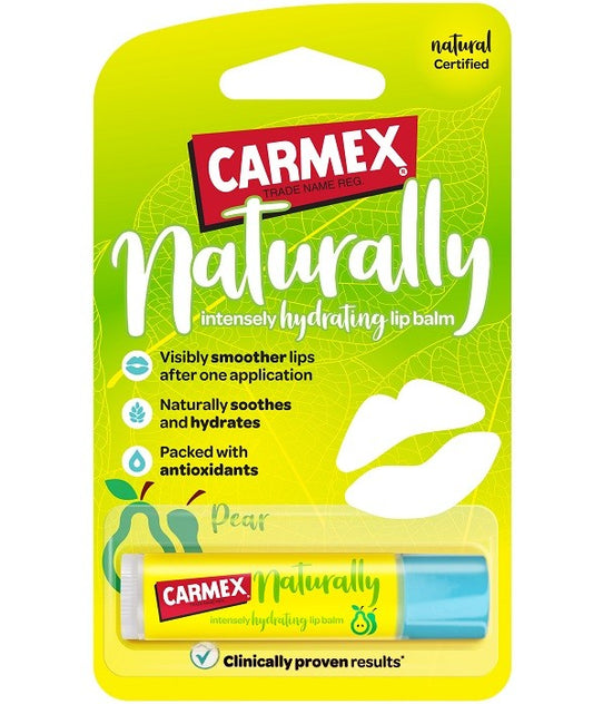 Carmex Natually Intense Lip Balm Pear