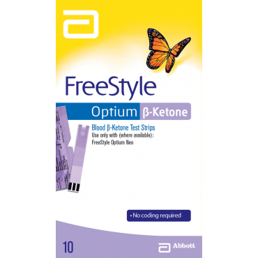 Abbott Freestyle Optium Ketone Strips 10