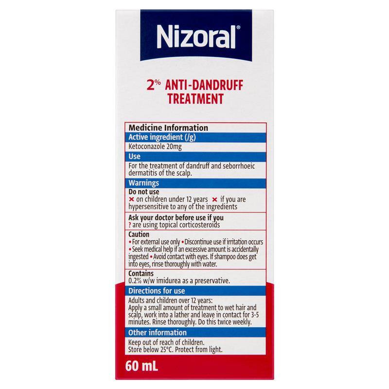 Nizoral Shampoo 2% 60mL