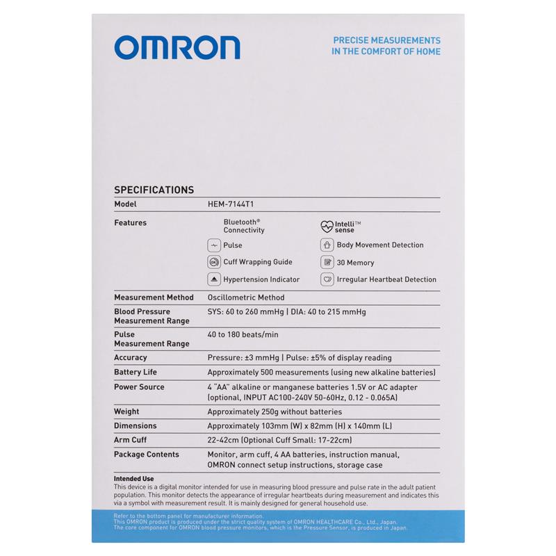 Omron HEM7144T1 Standard Blood Pressure Monitor (M-L Cuff)