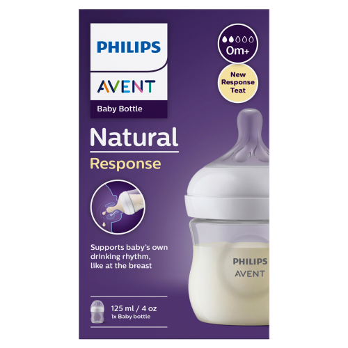 Avent Natural Response Feeding Bottle 125mL