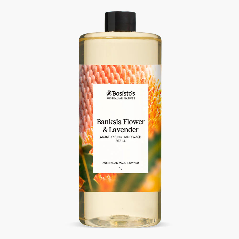 Bosisto's Banksia Flower & Lavender Hand Wash Refill 1L