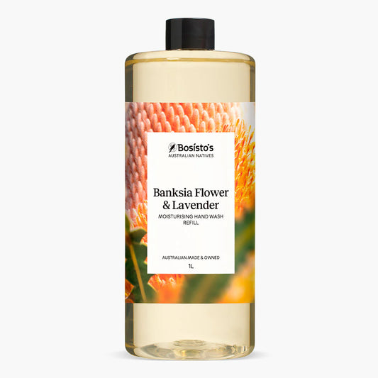 Bosisto's Banksia Flower & Lavender Hand Wash Refill 1L