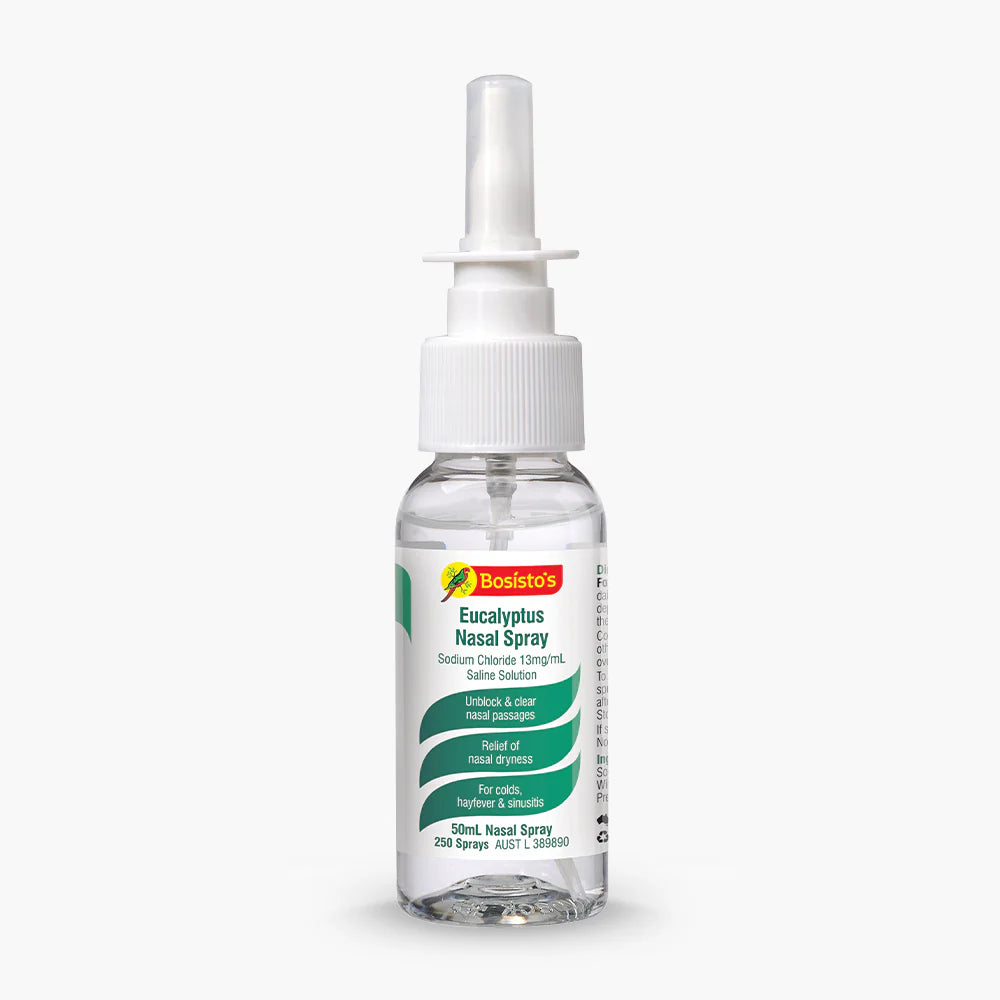 Bosisto's Eucalyptus Saline Nasal Spray 50mL