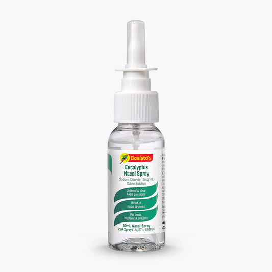 Bosisto's Eucalyptus Saline Nasal Spray 50mL