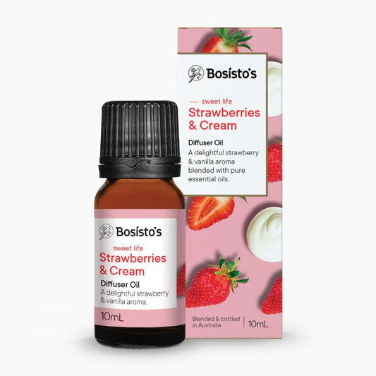 Bosisto's Strawberries & Cream Diffuser Oil 10mL