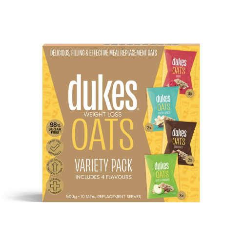 Dukes Weight Loss Oats Variety 50g 10 Pack