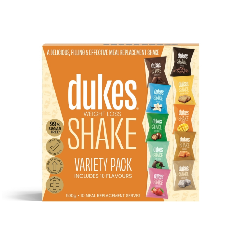 Dukes Weight Loss Shake Variety 50g 10 Pack