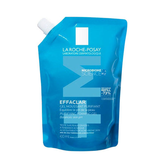 La Roche Posay Effaclar +M Purifying Foaming Gel Cleanser Refill 400mL