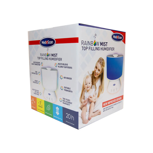 Medescan Rainbow Mist Top Filling Humidifier