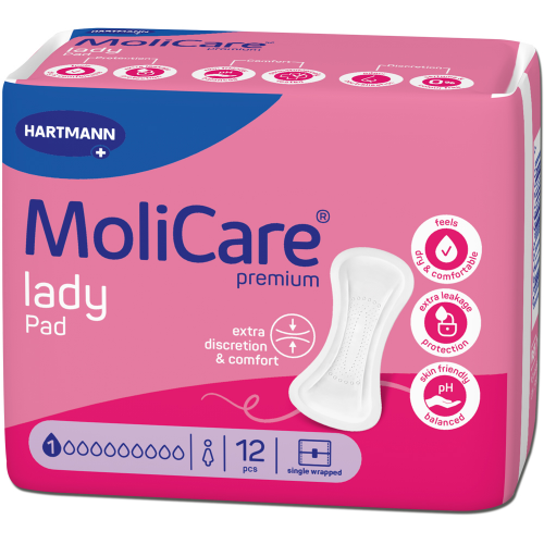 Molicare Premium Lady Pad 1 Drop 12 Pack