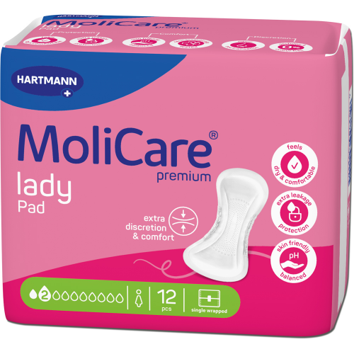 Molicare Premium Lady Pad 2 Drop 12 Pack