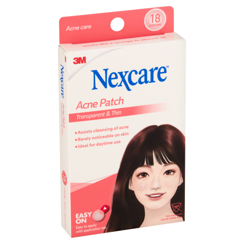 Nexcare Acne Transparent & Thin Patches 18 Pack