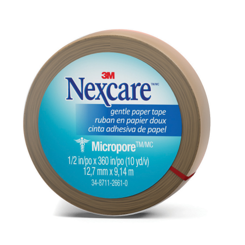 Nexcare Papertape 1.27cm x 9.1m Tan