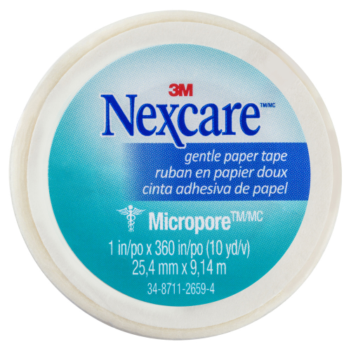 Nexcare Papertape 2.54cm x 9.1m White