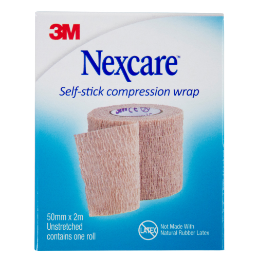 Nexcare Self Stick Compression Wrap 50mm x 2m