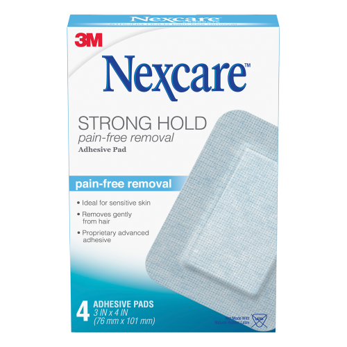 Nexcare Strong Hold Pain Free Removal Adhesive Pads 4