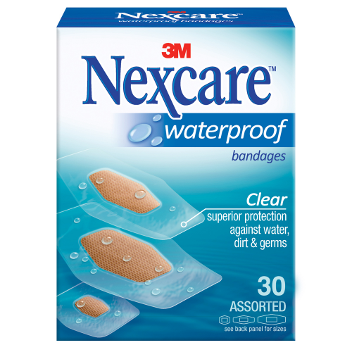 Nexcare Waterproof Strips Assorted 30
