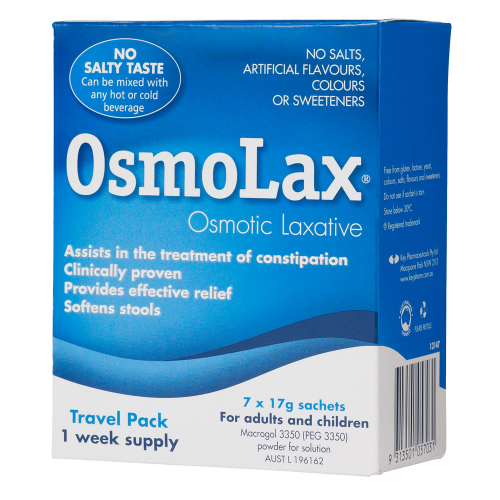 Osmolax Travel Pack Sachets 17g x7