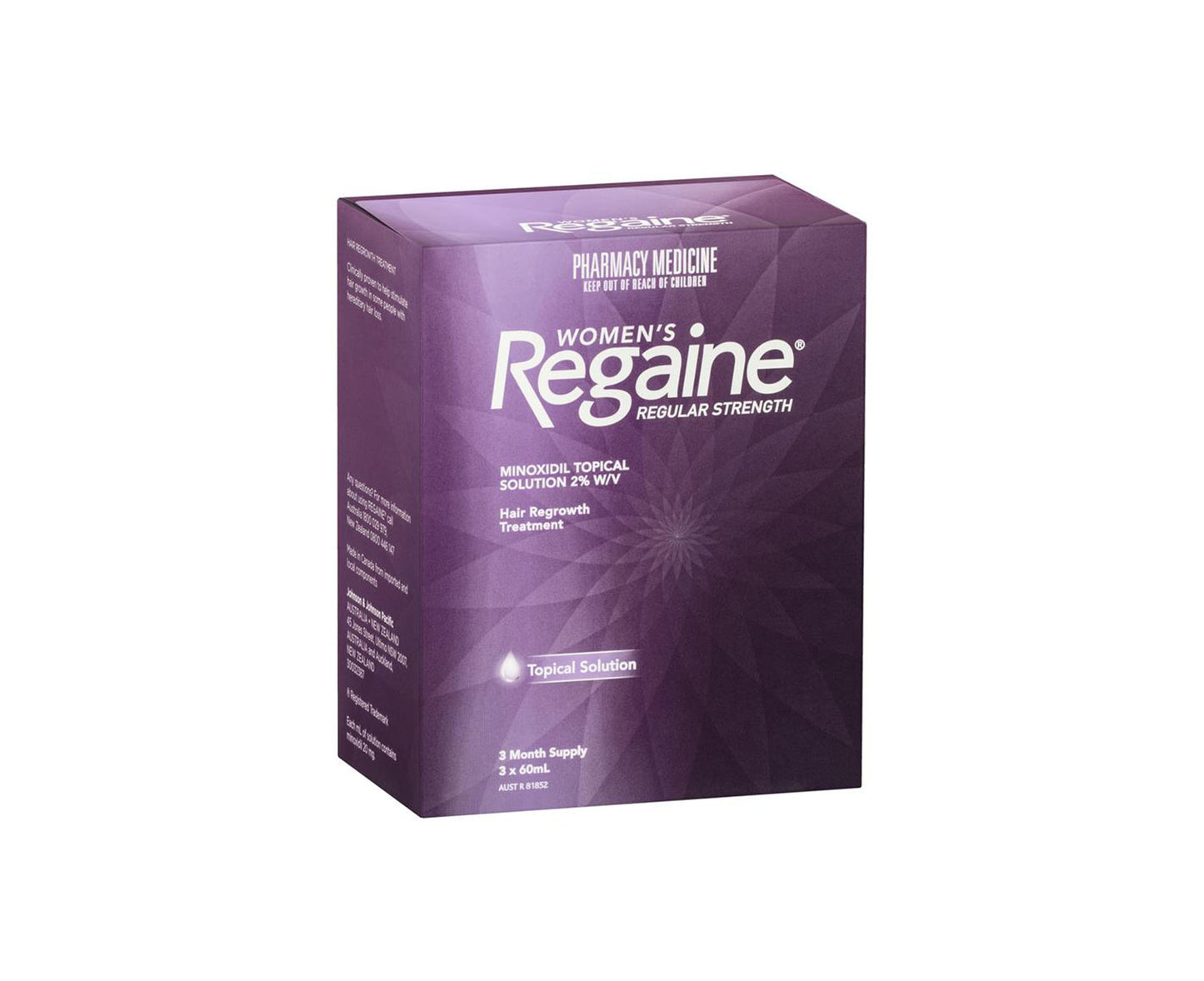 Regaine Women's Regular Strength Hair Loss Treatment 60ml X 3 Pack