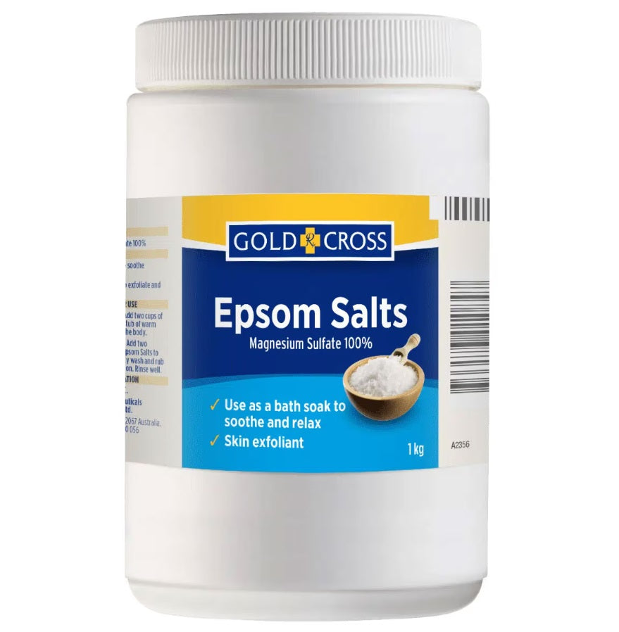 Gold Cross Epsom Salts 1kg