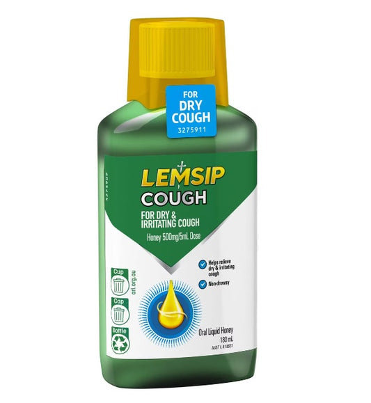 Lemsip Dry Cough Liquid 180mL