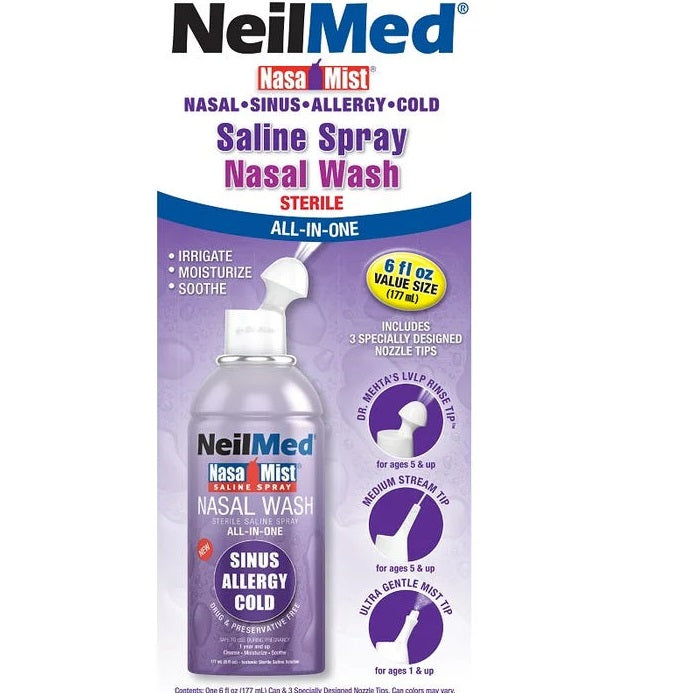 NeilMed Saline Spray Nasal Wash 177mL