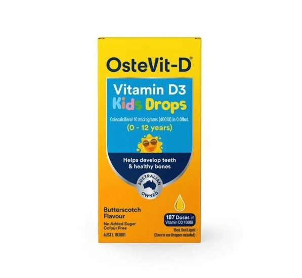 Ostevit D Vitamin D3 Kids Drops 15mL