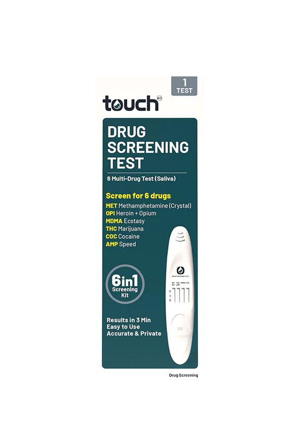 TouchBio 6 Multi-Drug Test (Saliva) Pen 1 Pack