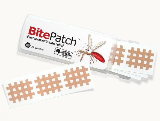 BitePatch Mosquito Bite Relief Patches Beige 24 Pack