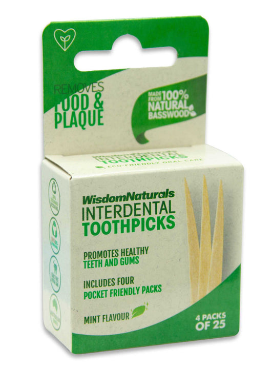 Wisdom Interdental Toothpicks 100 Picks