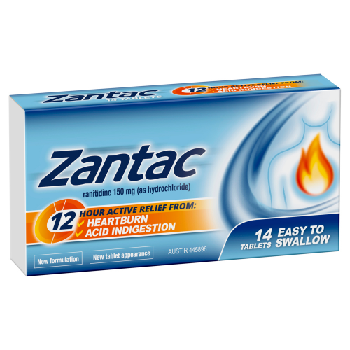 Zantac 12 Hour 150mg 14 Tablets