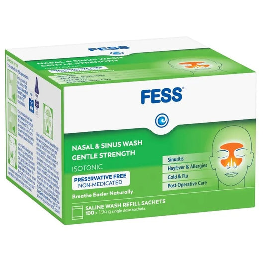 Fess Sinu-Cleanse Gentle Cleansing Wash Refills 100