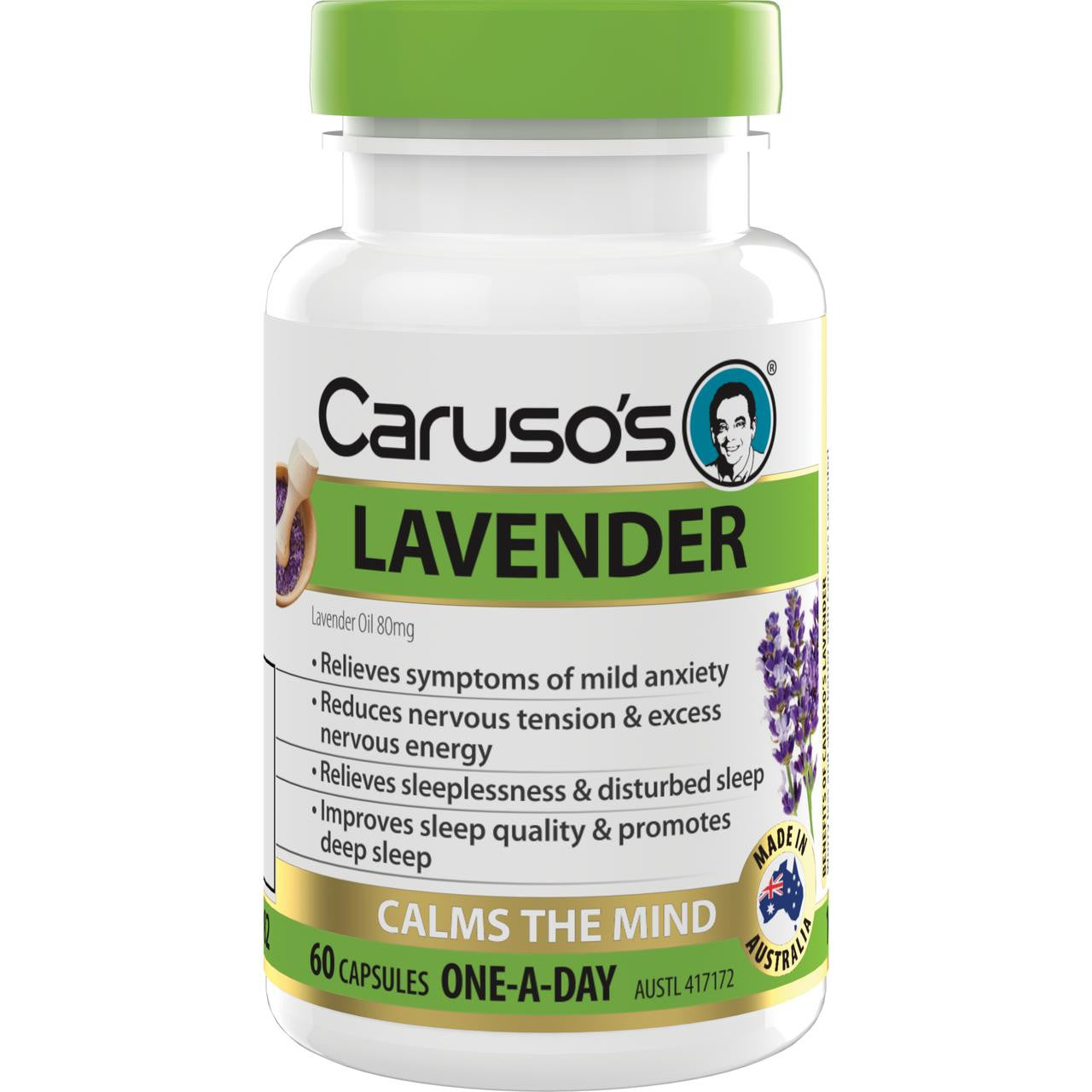 Caruso's Lavender Capsules 60