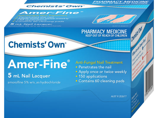 Chemists Own Amer-Fine Antifungal Nail Lacquer 5mL