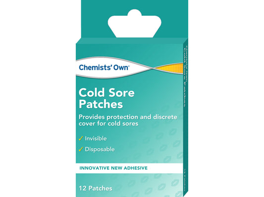 Chemists Own Cold Sore Patches 12