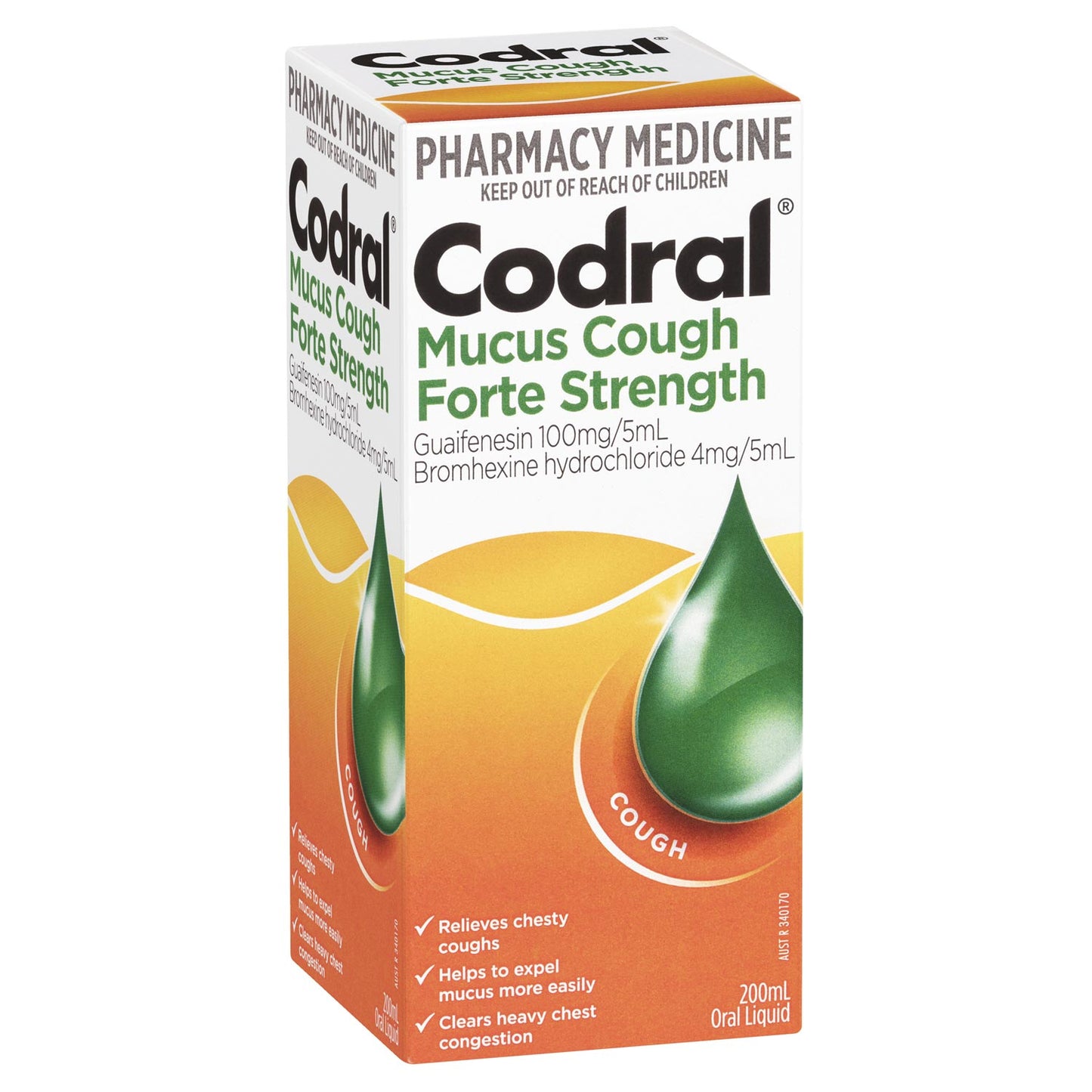 Codral Mucus Cough Forte Liquid 200mL