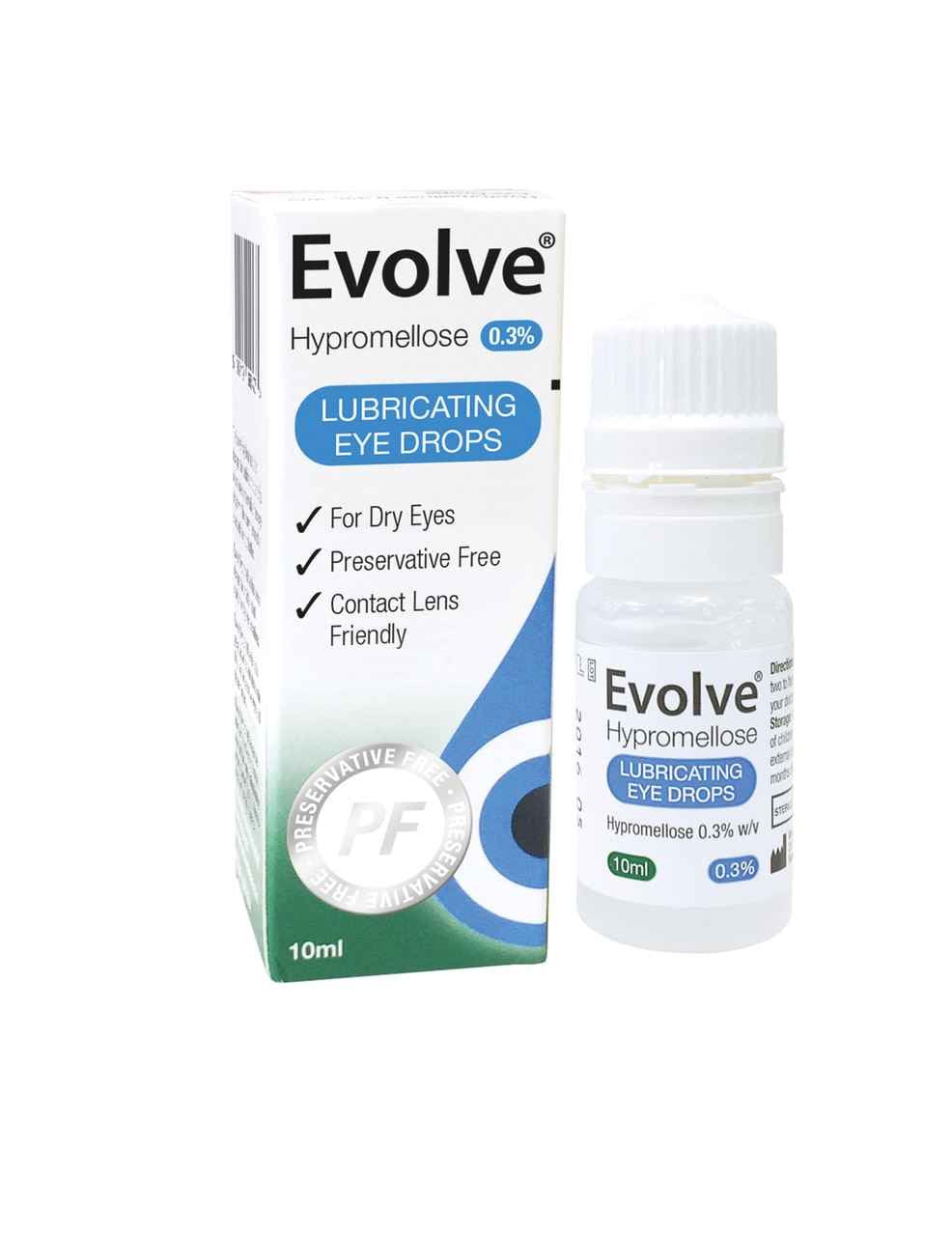 Evolve Hypromellose 0.3% Eye Drops 10mL