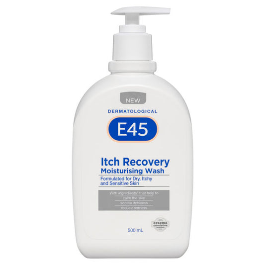 E45 Itch Recovery Moisturising Wash 500mL