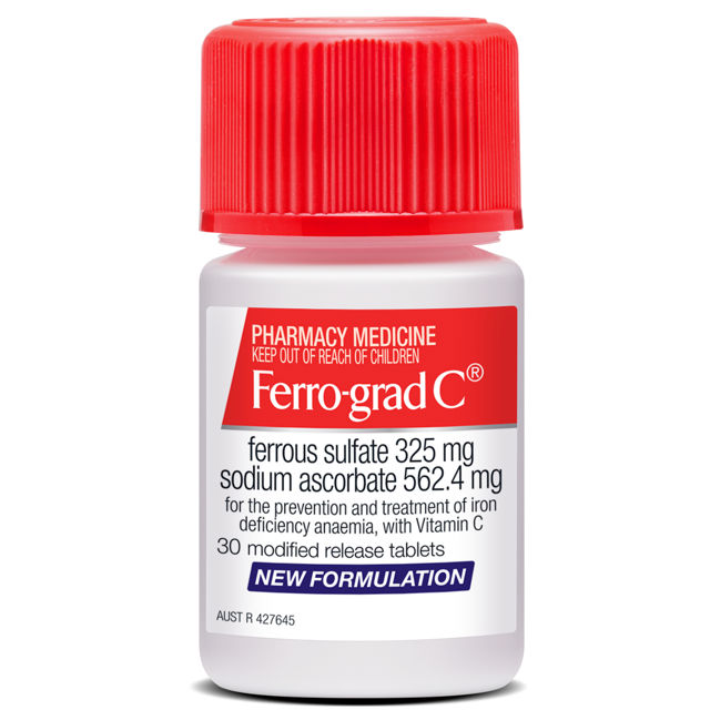 Ferro-Grad C Iron & Vitamin C Tablets 30